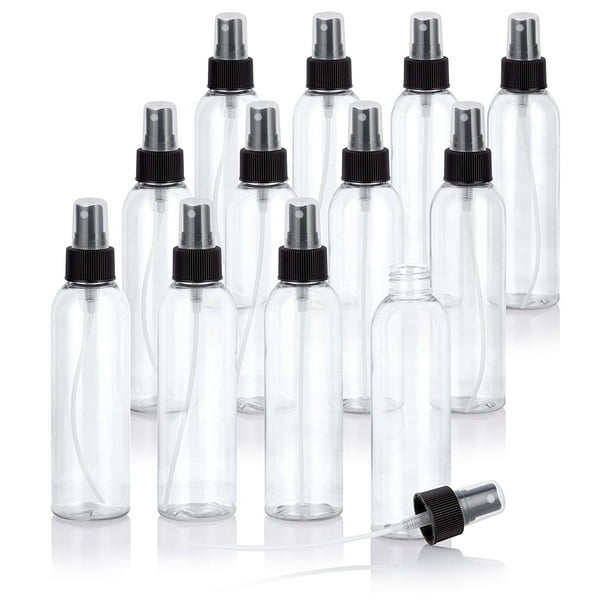 PremiumVials Set of 6 8 Oz Plastic PET Bullet Bottle with Black Fine Mist Sprayer Blue PremiumVials Set of 6 8 Oz Plastic PET Bullet Bottle with Black Fine Mist Sprayer Blue